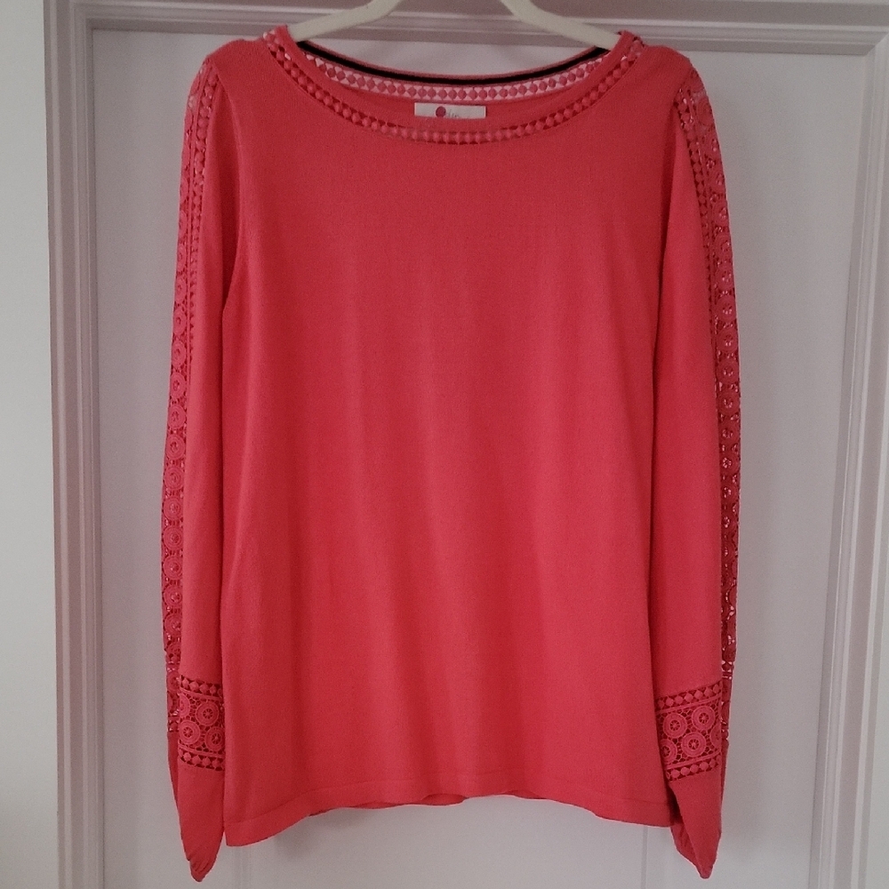 Boden Pink Long Sleeve Blouse